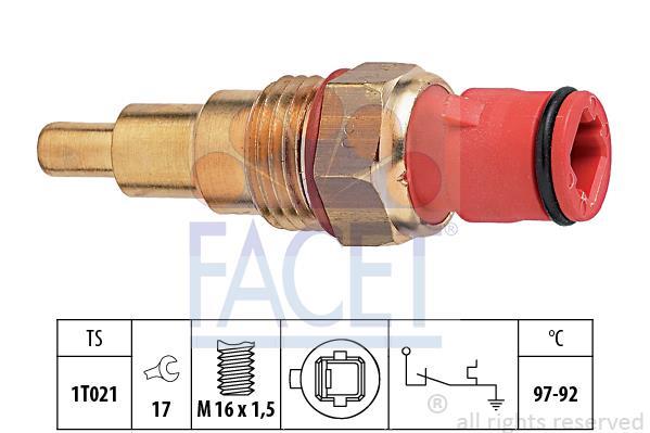 Interrupteur de température, ventilateur de radiateur FACET ref. 7.5086