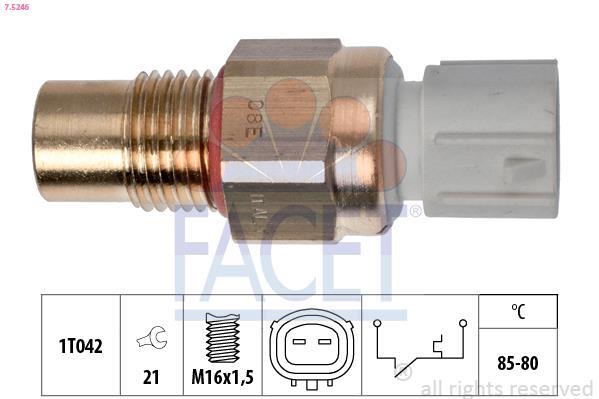 Interrupteur de température, ventilateur de radiateur FACET ref. 7.5246