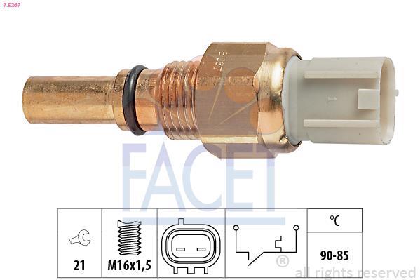 Interrupteur de température, ventilateur de radiateur FACET ref. 7.5267