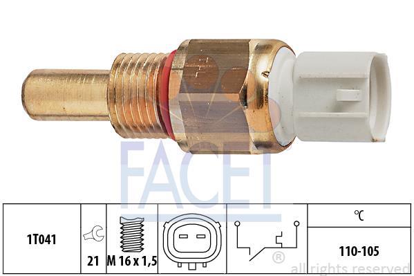 Interrupteur de température, ventilateur de radiateur FACET ref. 7.5274