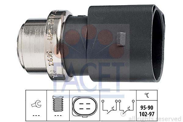 Interrupteur de température, ventilateur de radiateur FACET ref. 7.5693
