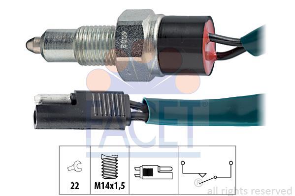 Conector de luz de retorno FACET ref. 7.6002
