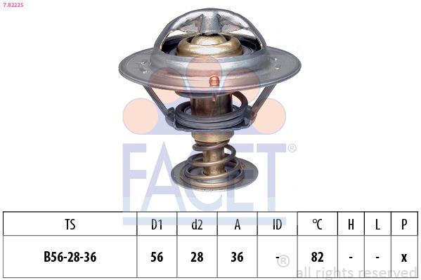 Thermostat d'eau (Calorstat) FACET ref. 7.8222S