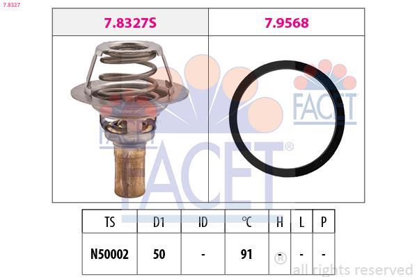 Thermostat d'eau (Calorstat) FACET ref. 7.8327