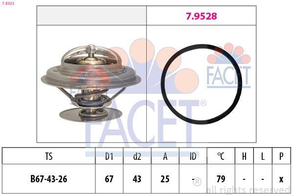 Thermostat d'eau (Calorstat) FACET ref. 7.8333
