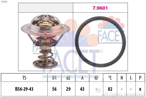 Thermostat d'eau (Calorstat) FACET 7.8339
