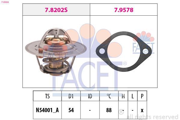 Thermostat d'eau (Calorstat) FACET 7.8358