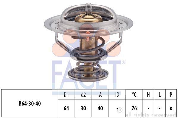 Thermostat d'eau (Calorstat) FACET ref. 7.8365S