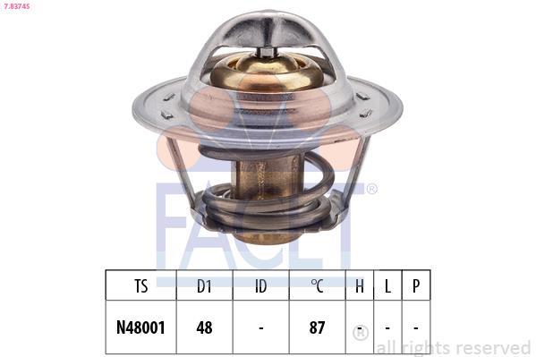 Thermostat d'eau (Calorstat) FACET ref. 7.8374S