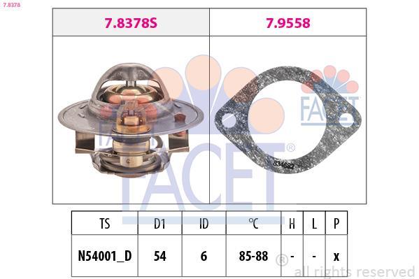 Thermostat d'eau (Calorstat) FACET ref. 7.8378