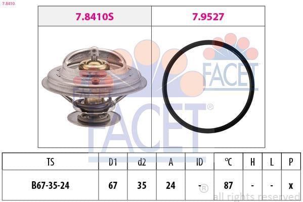 Termostato, refrigerante FACET ref. 7.8410
