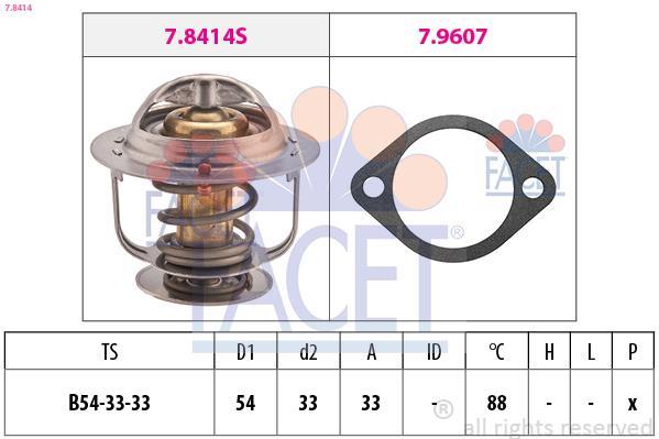 Thermostat d'eau (Calorstat) FACET 7.8414