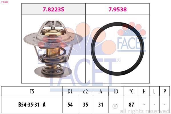 Thermostat d'eau (Calorstat) FACET ref. 7.8434