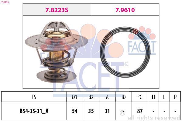 Thermostat d'eau (Calorstat) FACET ref. 7.8435