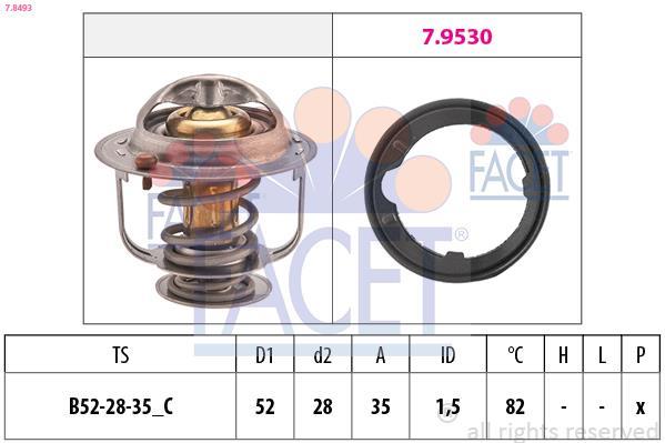 Thermostat d'eau (Calorstat) FACET ref. 7.8493