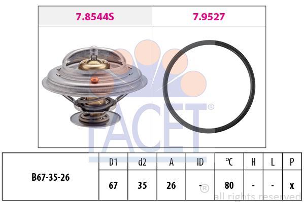 Thermostat d'eau (Calorstat) FACET ref. 7.8544