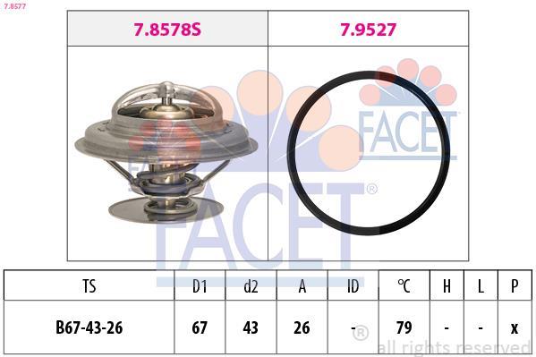Thermostat d'eau (Calorstat) FACET 7.8577