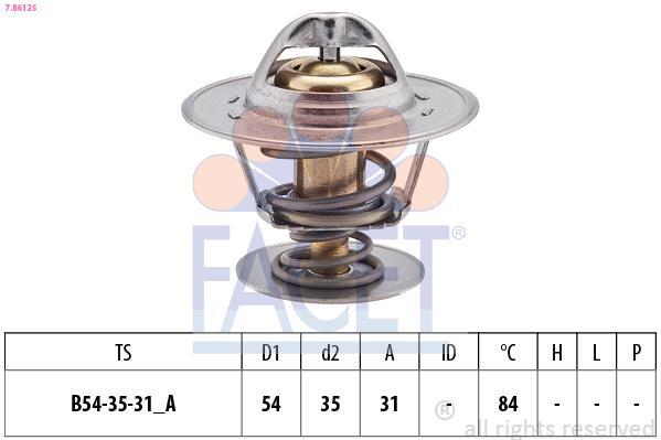 Thermostat d'eau (Calorstat) FACET ref. 7.8612S