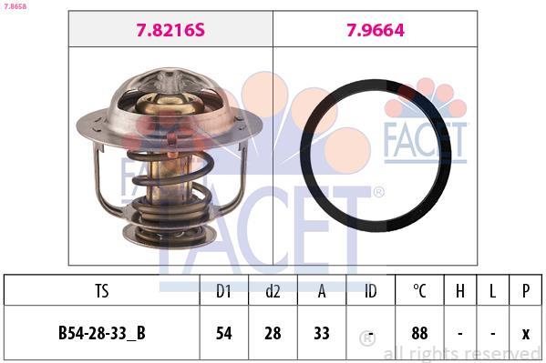 Thermostat d'eau (Calorstat) FACET ref. 7.8658