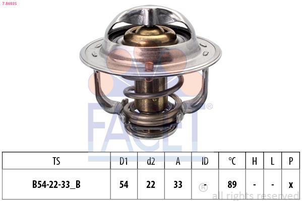 Thermostat d'eau (Calorstat) FACET ref. 7.8693S
