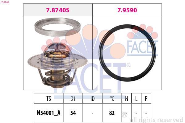 Thermostat d'eau (Calorstat) FACET 7.8740