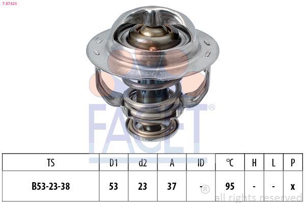 Thermostat d'eau (Calorstat) FACET ref. 7.8742S