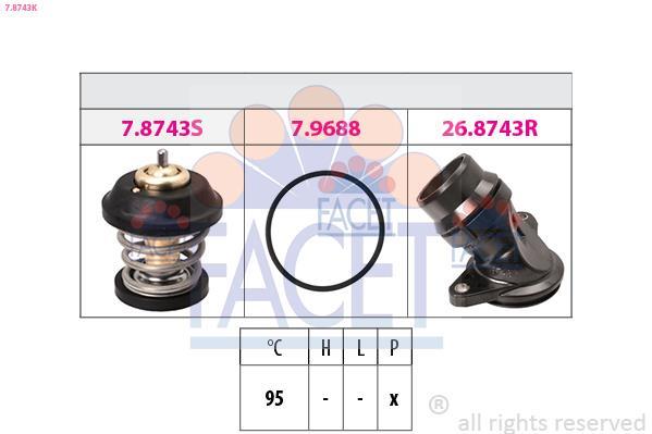 Thermostat d'eau (Calorstat) FACET ref. 7.8743K