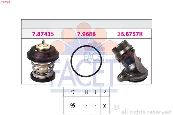 Thermostat d'eau (Calorstat) FACET ref. 7.8757K