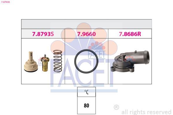 Thermostat d'eau (Calorstat) FACET ref. 7.8793K