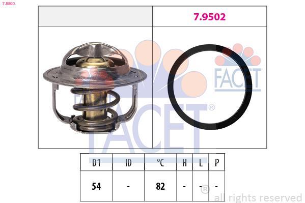 Thermostat d'eau (Calorstat) FACET ref. 7.8800