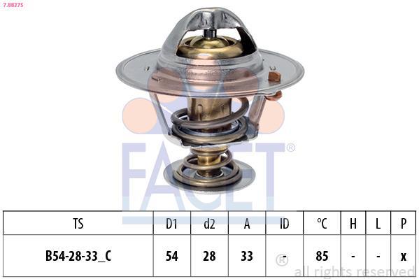 Thermostat d'eau (Calorstat) FACET ref. 7.8837S