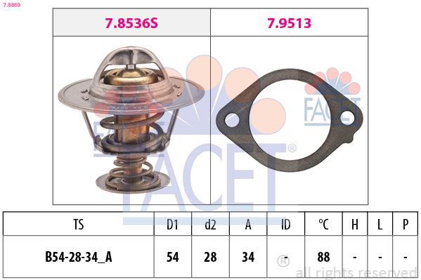 Thermostat d'eau (Calorstat) FACET ref. 7.8869