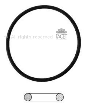 FACET Joint d'étanchéité, boîtier du thermostat pour OPEL: Kadett, Omega, Vectra, Corsa, Astra, Combo, Frontera, Calibra, Tigra (Ref: 7.9550)