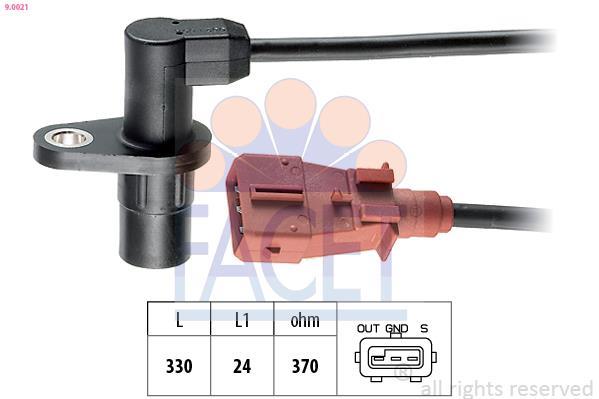 Sensor de revoluciones, control del motor FACET ref. 9.0021