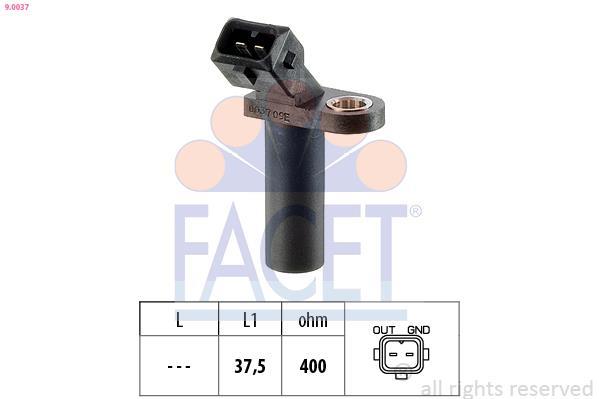 Sensor de revoluciones, control del motor FACET ref. 9.0037