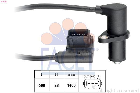Sensor, posición arbol de levas FACET ref. 9.0161