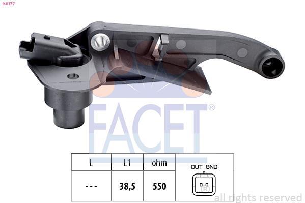 Sensor de velocidade do motor, gestão do motor FACET ref. 9.0177