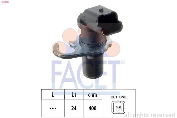 Palpeur de régime, gestion moteur (Capteur PMH) FACET ref. 9.0260