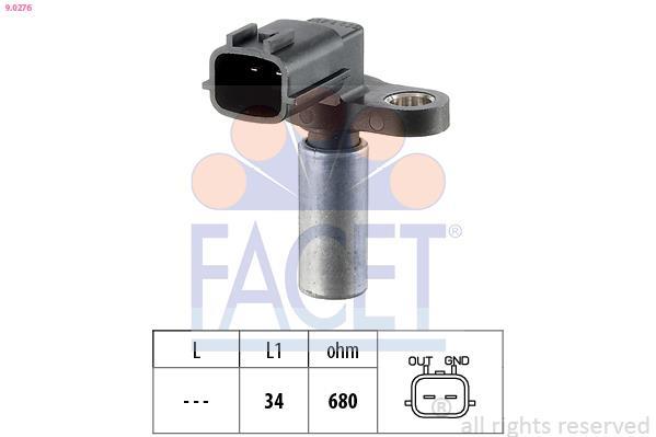 Sensor de revoluciones, control del motor FACET ref. 9.0276