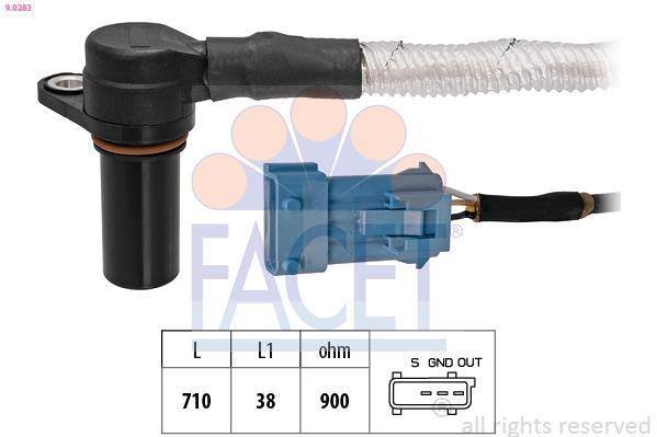 Palpeur de régime, gestion moteur (Capteur PMH) FACET 9.0283
