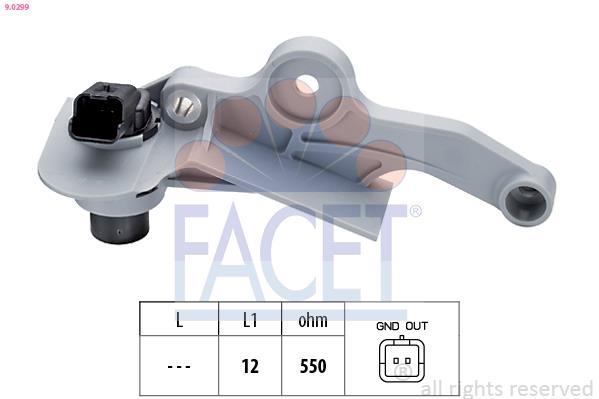 Palpeur de régime, gestion moteur (Capteur PMH) FACET ref. 9.0299