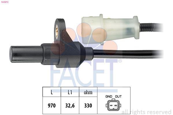 Sensor de revoluciones, control del motor FACET ref. 9.0373