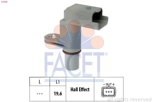 Sensor, posición arbol de levas FACET ref. 9.0400