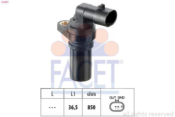 Palpeur de régime, gestion moteur (Capteur PMH) FACET ref. 9.0407