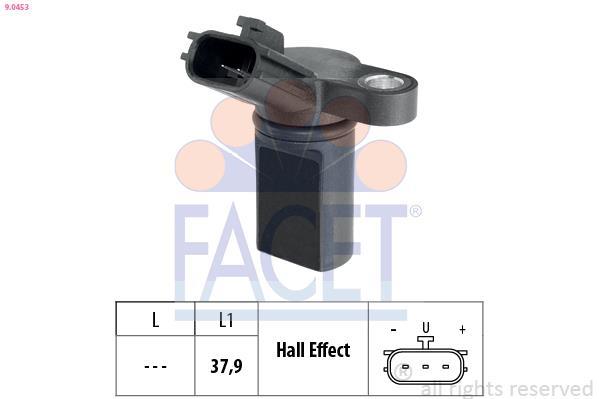 Palpeur de régime, gestion moteur (Capteur PMH) FACET 9.0453