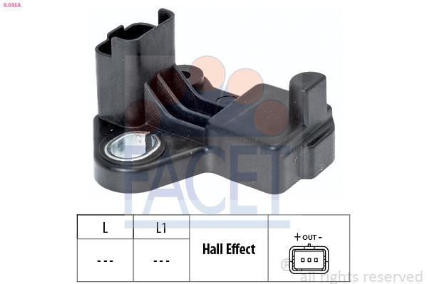 Palpeur de régime, gestion moteur (Capteur PMH) FACET ref. 9.0458