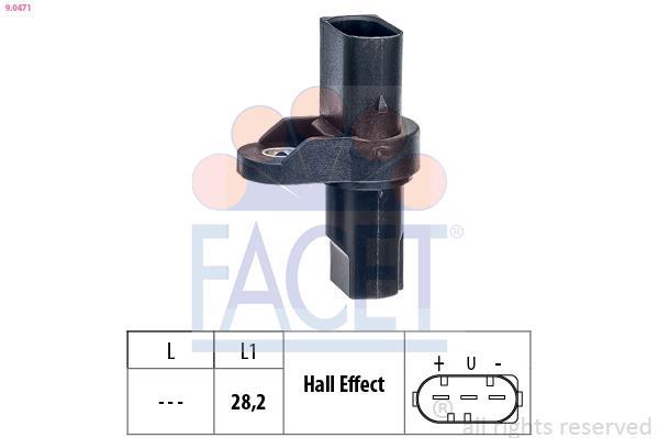 Sensor de revoluciones, control del motor FACET ref. 9.0471