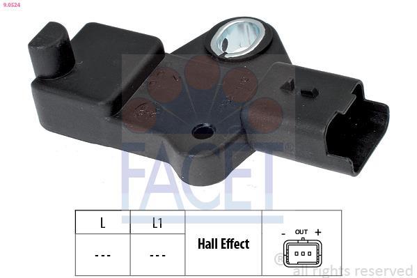 Sensor de revoluciones, control del motor FACET ref. 9.0524