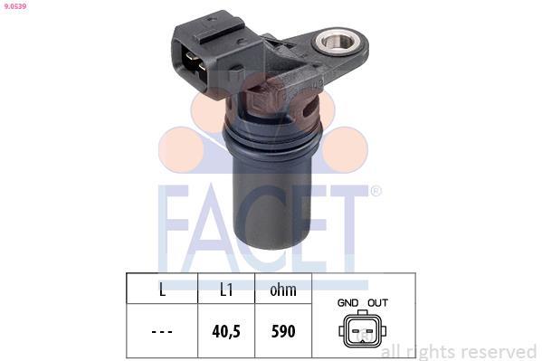Sensor de velocidade do motor, gestão do motor FACET ref. 9.0539