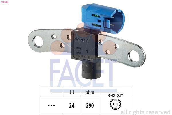 Capteur de régime moteur (Capteur PMH) FACET ref. 9.0543
